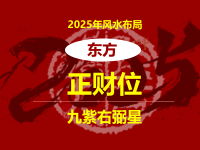 2025流年风水正财位在东方 怎么催旺财运?