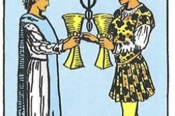 塔罗牌圣杯二正位事业财运发展如何？圣杯二正位事业财富结果