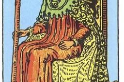 塔罗牌权杖国王正位事业财运发展如何？权杖国王正位事业财富结果