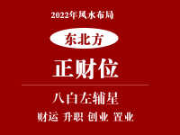 2022年东北方位风水及化解(正财位催旺方法)