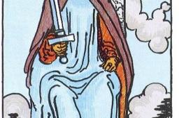 塔罗牌宝剑国王正位缘分尽了吗？会分手吗？