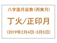 2019年八字丙寅月运势：丁火/正印月