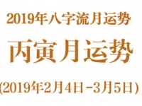 2019年八字丙寅月运势(2019年2月4日-3月5日)