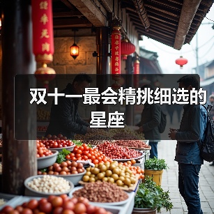 双十一最会精挑细选的星座