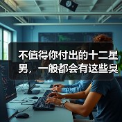 不值得你付出的十二星男，一般都会有这些臭毛病！（图3）