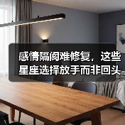 感情隔阂难修复,这些星座选择放手而非回头 感情隔阂难修复,这些星座选择放手而非回头