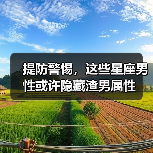 提防警惕,这些星座男性或许隐藏渣男属性 提防警惕,这些星座男性或许隐藏渣男属性