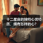 十二星座的独特心灵特质,拥有怎样的心?(图1) 十二星座的独特心灵特质,拥有怎样的心?(图1)