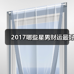 2017哪些星男财运最好（图4）