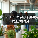 2018年八字己未月运势:戊土/劫财月 2018年八字己未月运势:戊土/劫财月