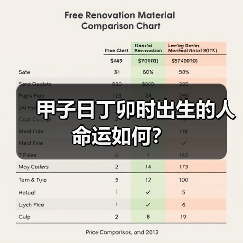 甲子日丁卯时出生的人命运如何?(图4) 甲子日丁卯时出生的人命运如何?(图4)