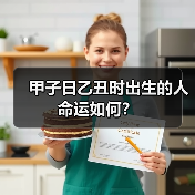 甲子日乙丑时出生的人命运如何?(图1) 甲子日乙丑时出生的人命运如何?(图1)