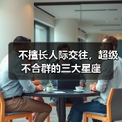 不擅长人际交往,超级不合群的三大星座(图3) 不擅长人际交往,超级不合群的三大星座(图3)
