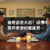 爱老婆走大运!感情中富养老婆的星座男~(图3) 爱老婆走大运!感情中富养老婆的星座男~(图3)