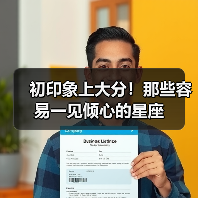 初印象上大分!那些容易一见倾心的星座(图1) 初印象上大分!那些容易一见倾心的星座(图1)