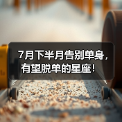 7月下半月告别单身,有望脱单的星座!(图2) 7月下半月告别单身,有望脱单的星座!(图2)