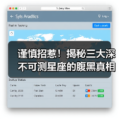 谨慎招惹!揭秘三大深不可测星座的腹黑真相(图4) 谨慎招惹!揭秘三大深不可测星座的腹黑真相(图4)