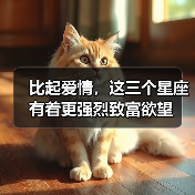 比起爱情，这三个星座有着更强烈致富欲望（图3）