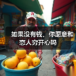如果没有钱,你愿意和恋人穷开心吗(图1) 如果没有钱,你愿意和恋人穷开心吗(图1)