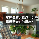 星座情感大盘点:哪些是最易变心的星座?(图1) 星座情感大盘点:哪些是最易变心的星座?(图1)