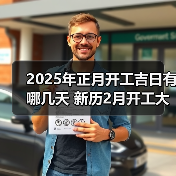 2025年正月开工吉日有哪几天 新历2月开工大吉时间表(图1) 2025年正月开工吉日有哪几天 新历2月开工大吉时间表(图1)