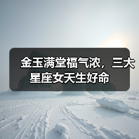 金玉满堂福气浓,三大星座女天生好命(图1) 金玉满堂福气浓,三大星座女天生好命(图1)
