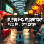 保持着难以捉摸距离感的星座，若即若离（图3）