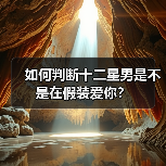 如何判断十二星男是不是在假装爱你？（图2）