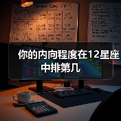你的内向程度在12星座中排第几(图4) 你的内向程度在12星座中排第几(图4)