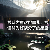 被认为喜欢挑事儿，被误解为好战分子的星座（图1）