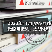 2023年11月(癸亥月)紫微流月运势:太阴化科(图1) 2023年11月(癸亥月)紫微流月运势:太阴化科(图1)