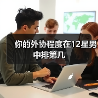 你的外协程度在12星男中排第几（图4）
