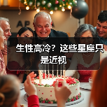 生性高冷？这些星座只是近视（图1）
