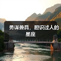 勇谋兼具，胆识过人的星座（图1）