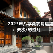 2023年八字癸亥月运势：癸水/劫财月（图1）