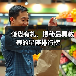 谦逊有礼,揭秘最具教养的星座排行榜(图3) 谦逊有礼,揭秘最具教养的星座排行榜(图3)