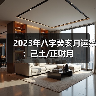 2023年八字癸亥月运势：己土/正财月（图4）