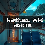 特自律的星座，保持着良好的作息（图4）