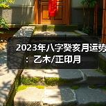 2023年八字癸亥月运势：乙木/正印月（图2）