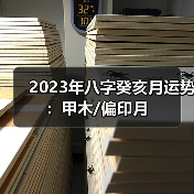 2023年八字癸亥月运势：甲木/偏印月（图2）