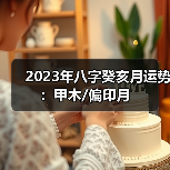 2023年八字癸亥月运势：甲木/偏印月（图1）