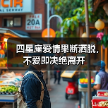 四星座爱情果断洒脱，不爱即决绝离开（图1）