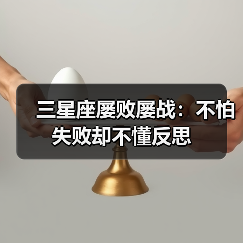 三星座屡败屡战:不怕失败却不懂反思(图1) 三星座屡败屡战:不怕失败却不懂反思(图1)