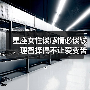 星座女性谈感情必谈钱，理智择偶不让爱变苦（图1）