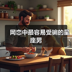 网恋中最容易受骗的星座男（图1）