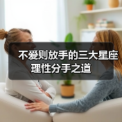 不爱则放手的三大星座理性分手之道（图3）