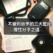不爱则放手的三大星座理性分手之道（图2）