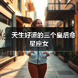 天生好运的三个皇后命星座女（图1）