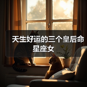 天生好运的三个皇后命星座女（图3）