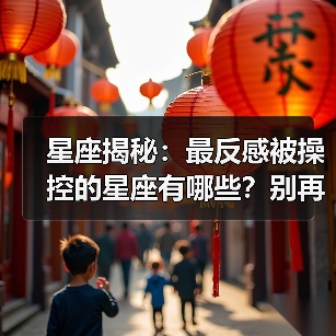 星座揭秘：最反感被操控的星座有哪些？别再让它们吃亏了！（图1）
